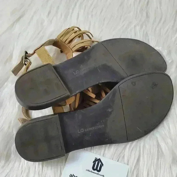 LC Lauren Conrad Boho Fringed Tassel Sandals - 7 - Picture 4 of 8